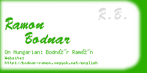 ramon bodnar business card
